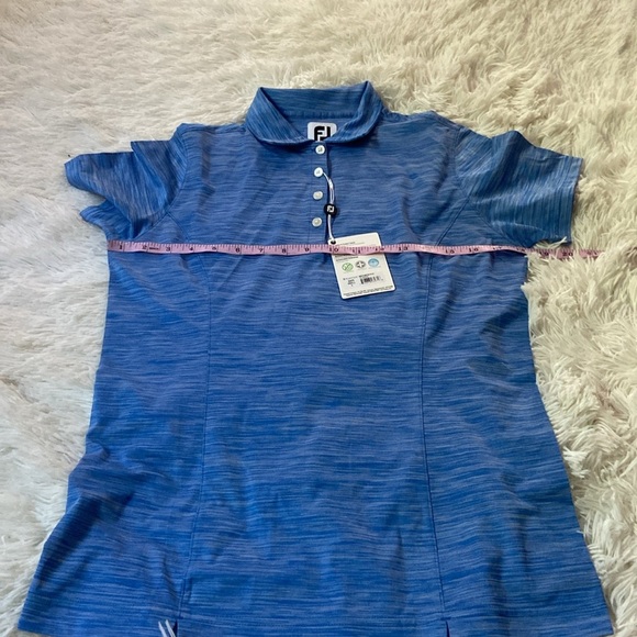 FootJoy Prodry Performance Solid Interlock Golf Polo - Picture 4 of 8